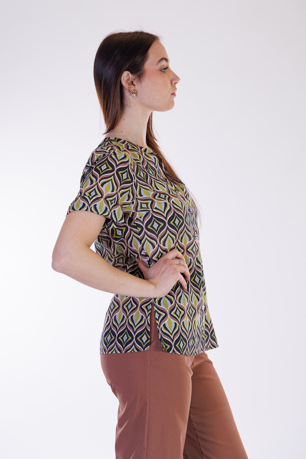 Camicia fantasia geometrica