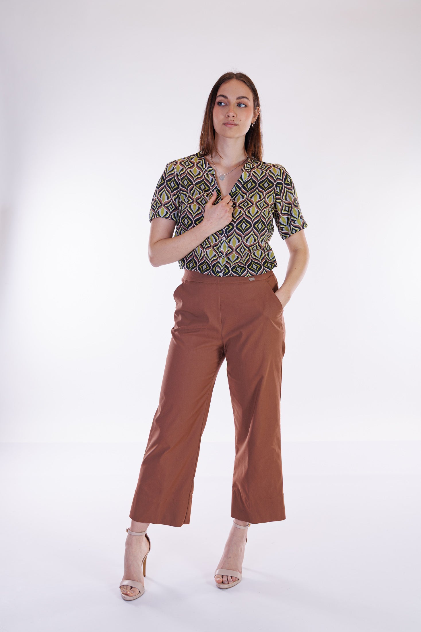 Camicia fantasia geometrica