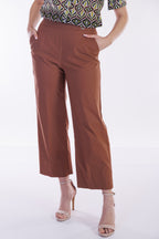 Pantalone cropped viscosa