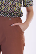 Pantalone cropped viscosa