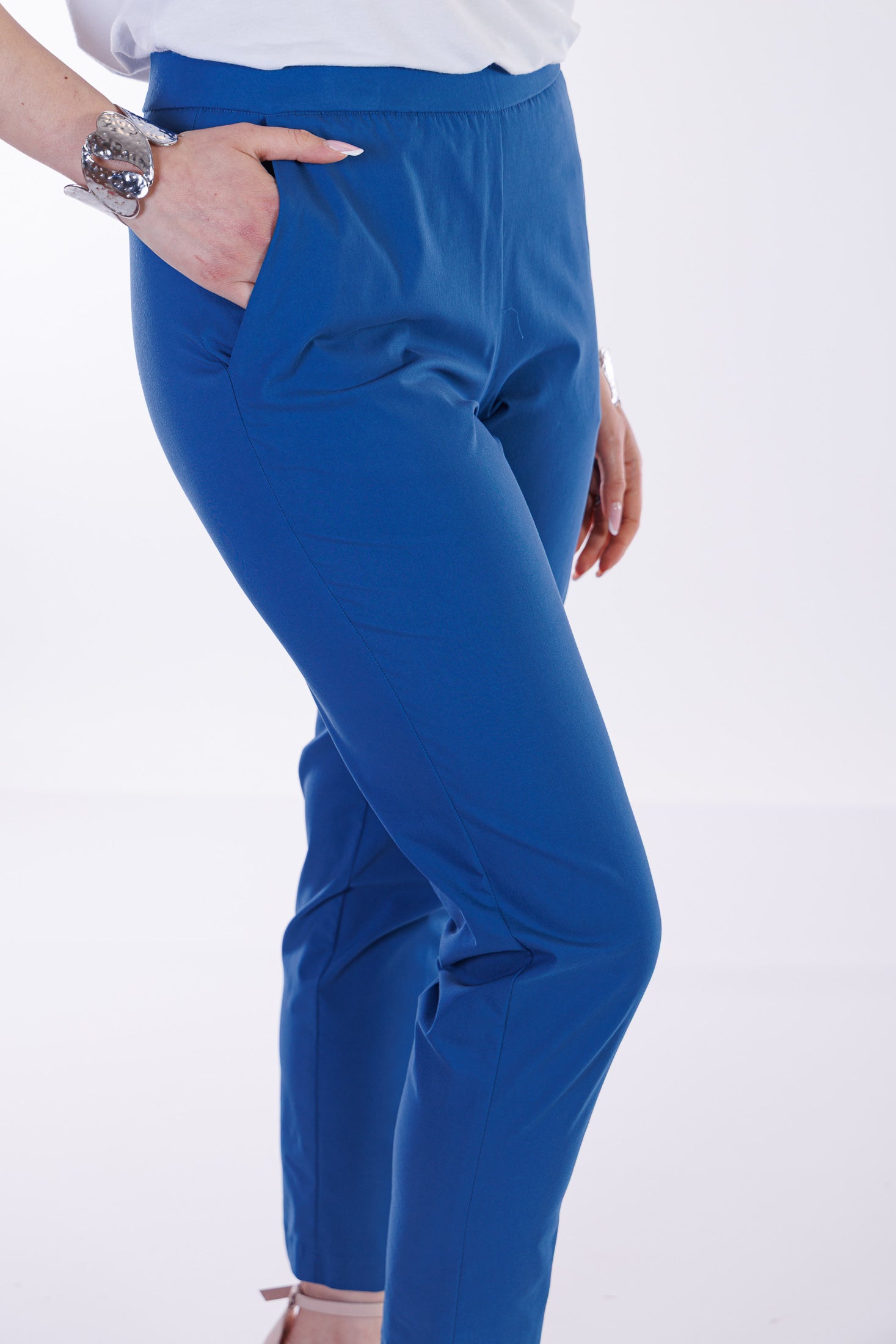 Pantalone slim fit bengalina