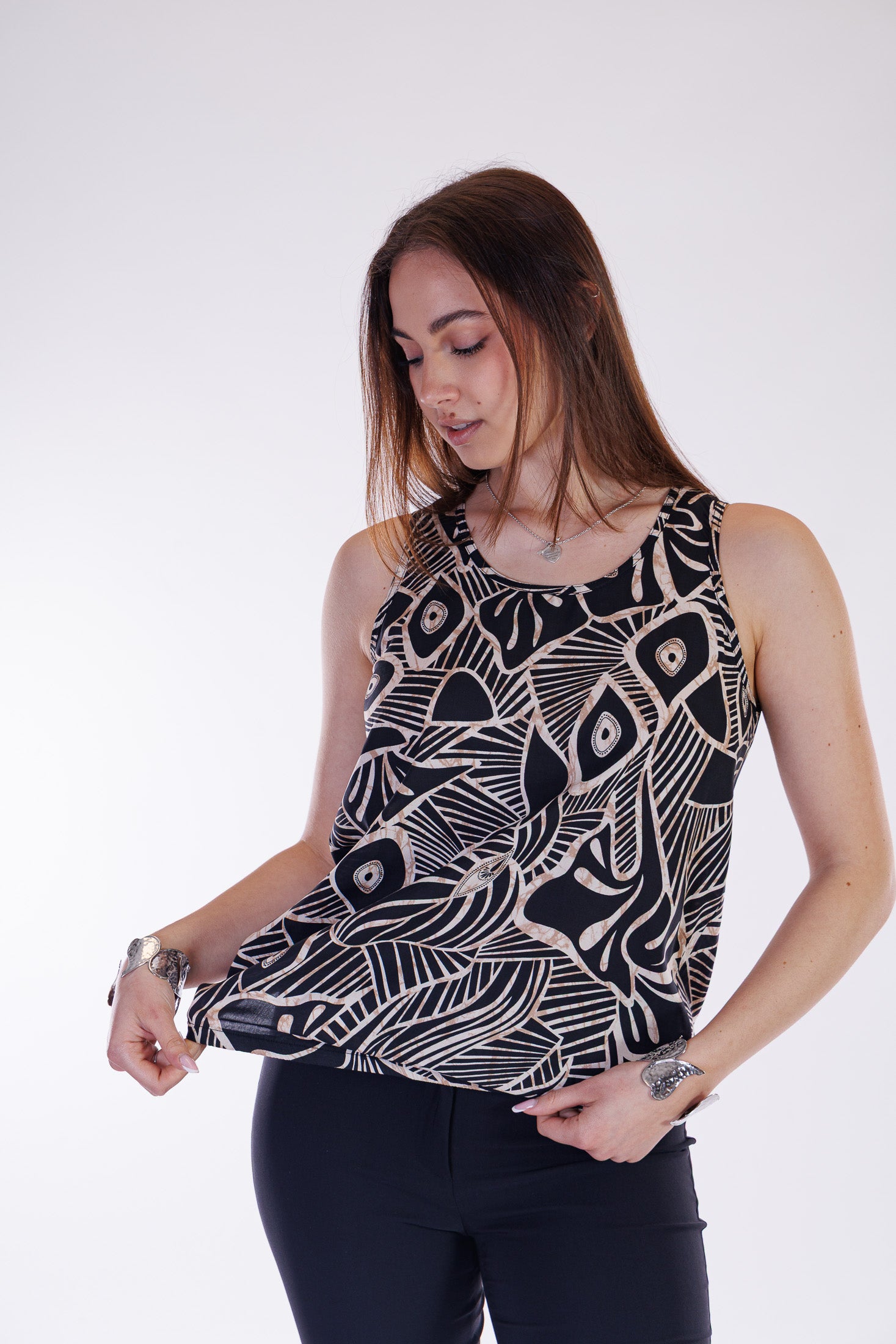 Canotta fantasia etnica