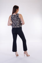 Pantalone trombetta viscosa