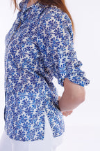 Camicia fiori Santorini