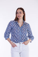 Camicia fiori Santorini