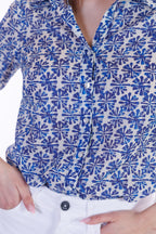 Camicia fiori Santorini