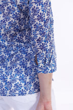 Camicia fiori Santorini