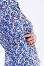 Camicia fiori Santorini