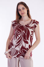 Blusa fantasia floreale