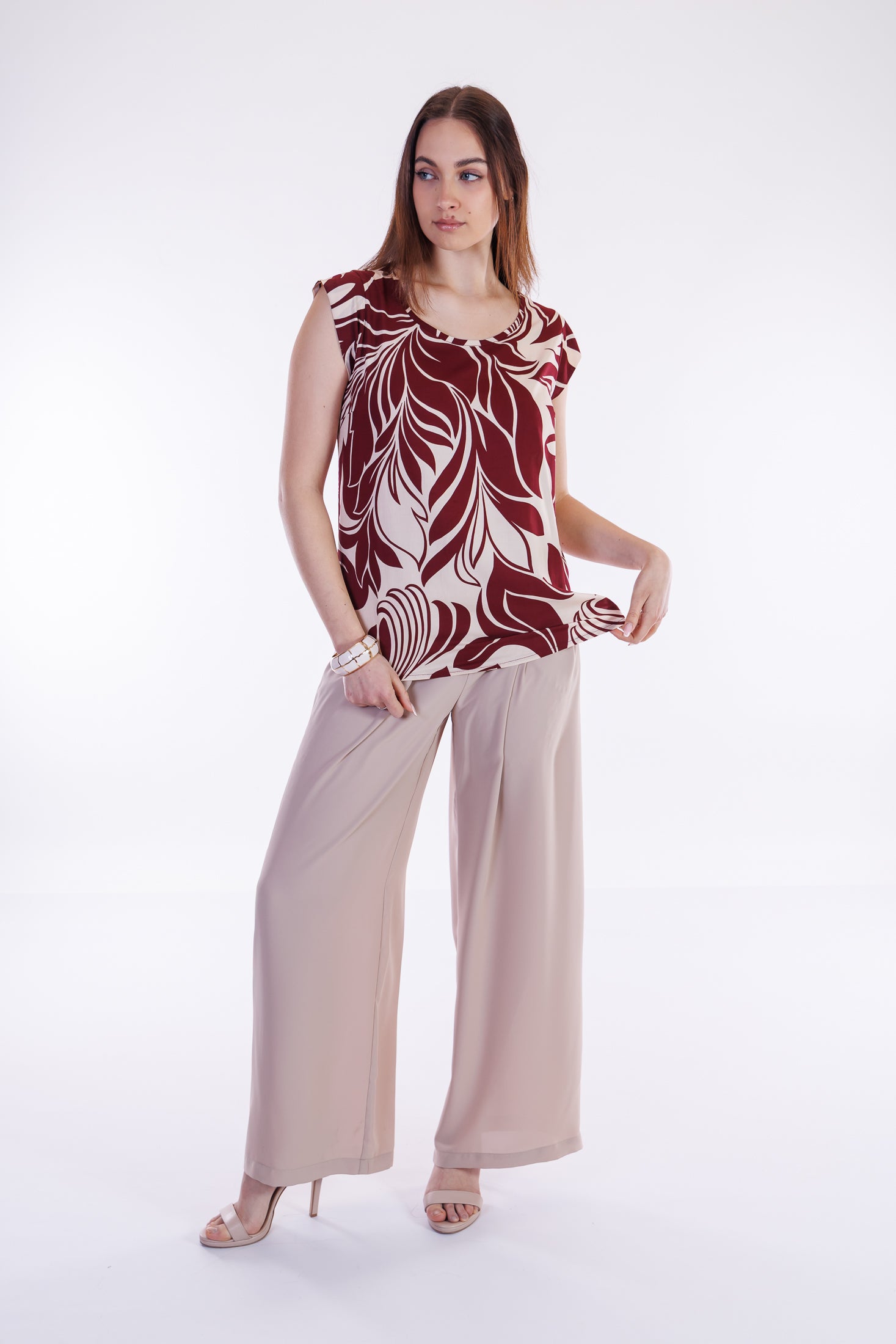 Blusa fantasia floreale