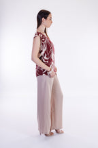 Blusa fantasia floreale