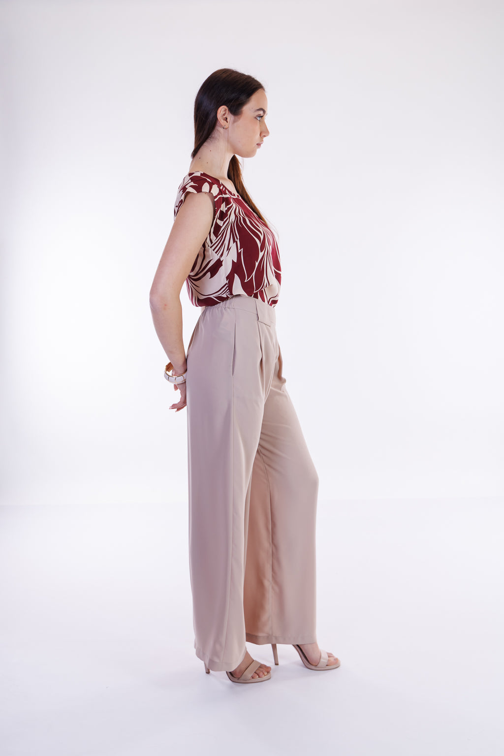 Pantalone palazzo fluido