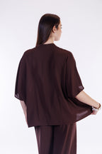 Blusa over fluida