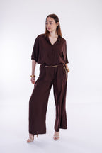 Pantalone palazzo fluido