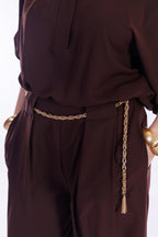 Pantalone palazzo fluido