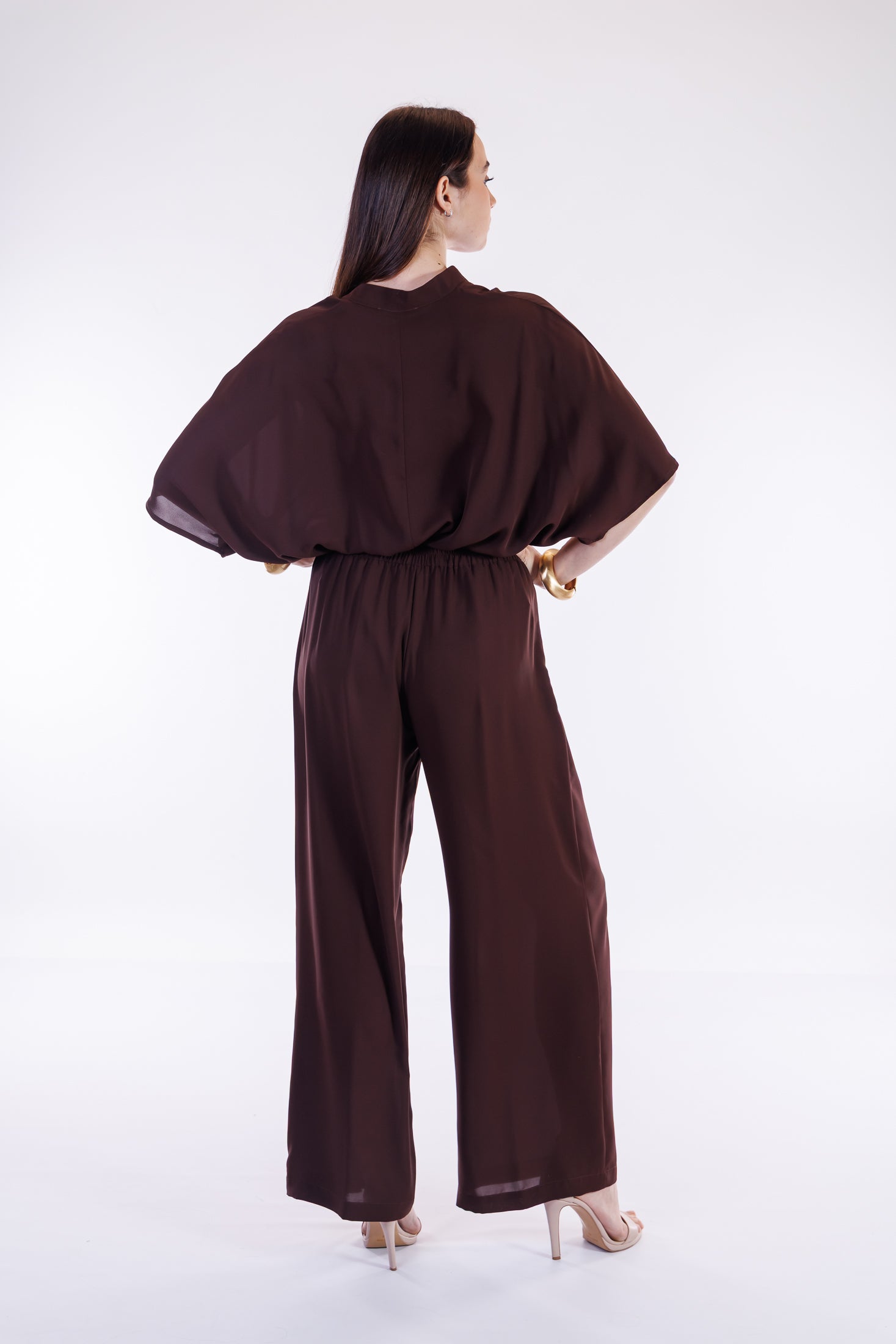 Pantalone palazzo fluido