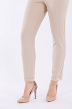 Pantalone con risvolto milanino