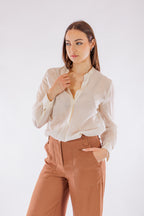 Pantalone largo tasconi