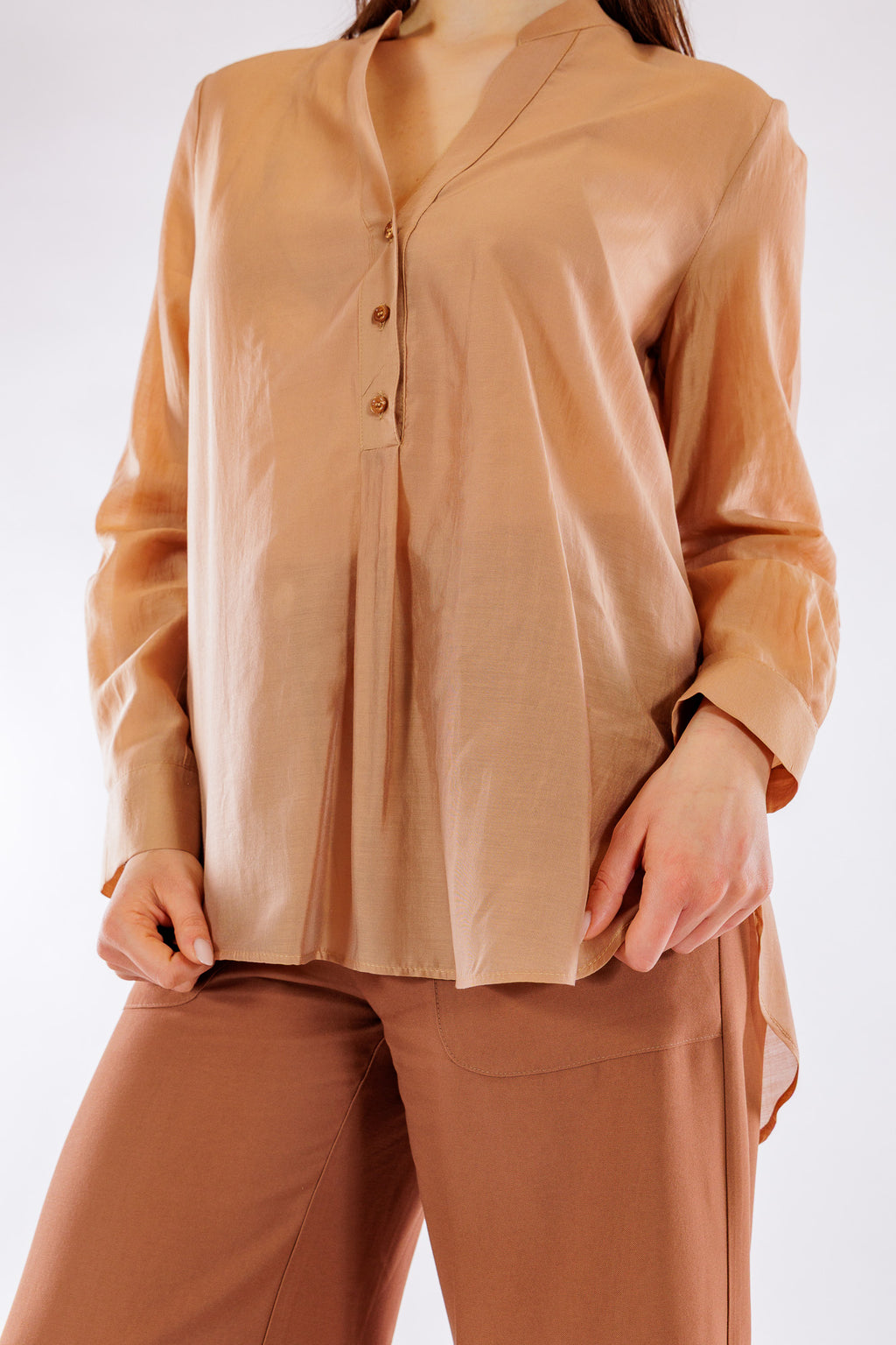 Camicia polo lyocell