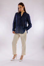 Camicia polo lyocell