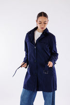 Trench midi cinturina