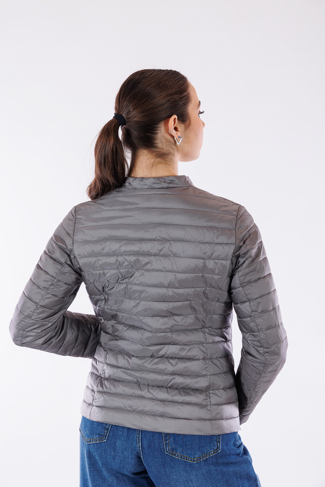 Eco-piumino 100gr. collo fascetta