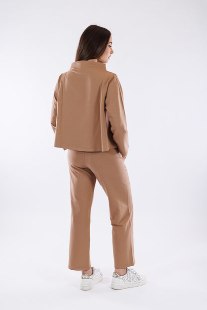 Pantalone ampio in felpa