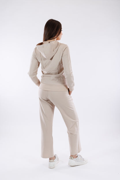 Pantalone ampio in felpa