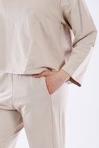 Pantalone ampio in felpa