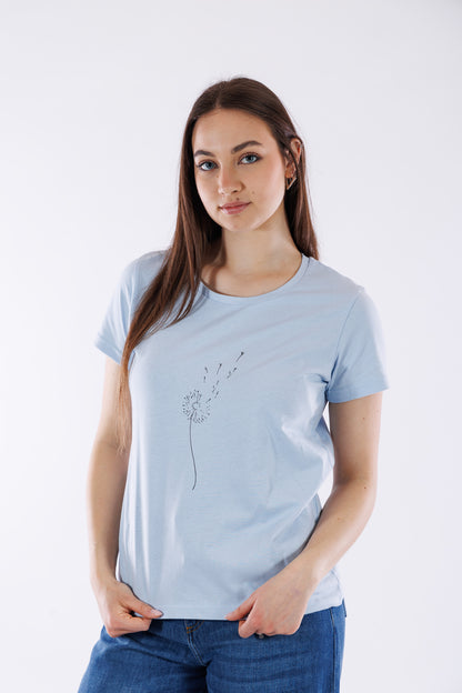 T-shirt cotone dente di leone