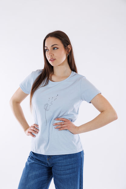 T-shirt cotone dente di leone