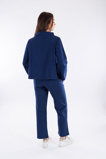 Pantalone ampio in felpa