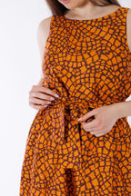 Abito longuette giraffa