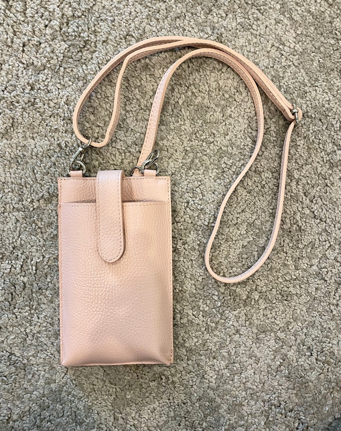 Porta cellulare vera pelle