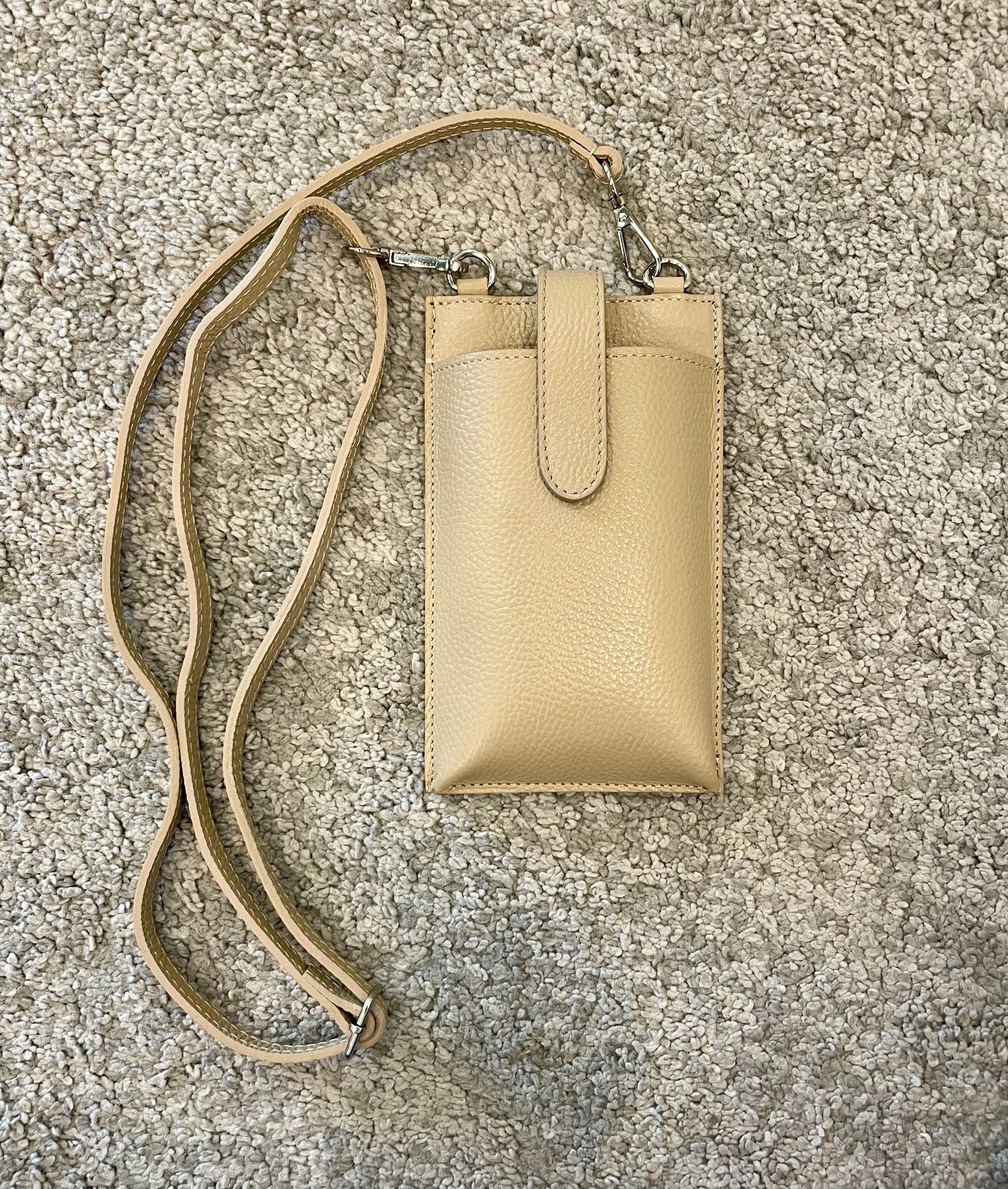 Porta cellulare vera pelle