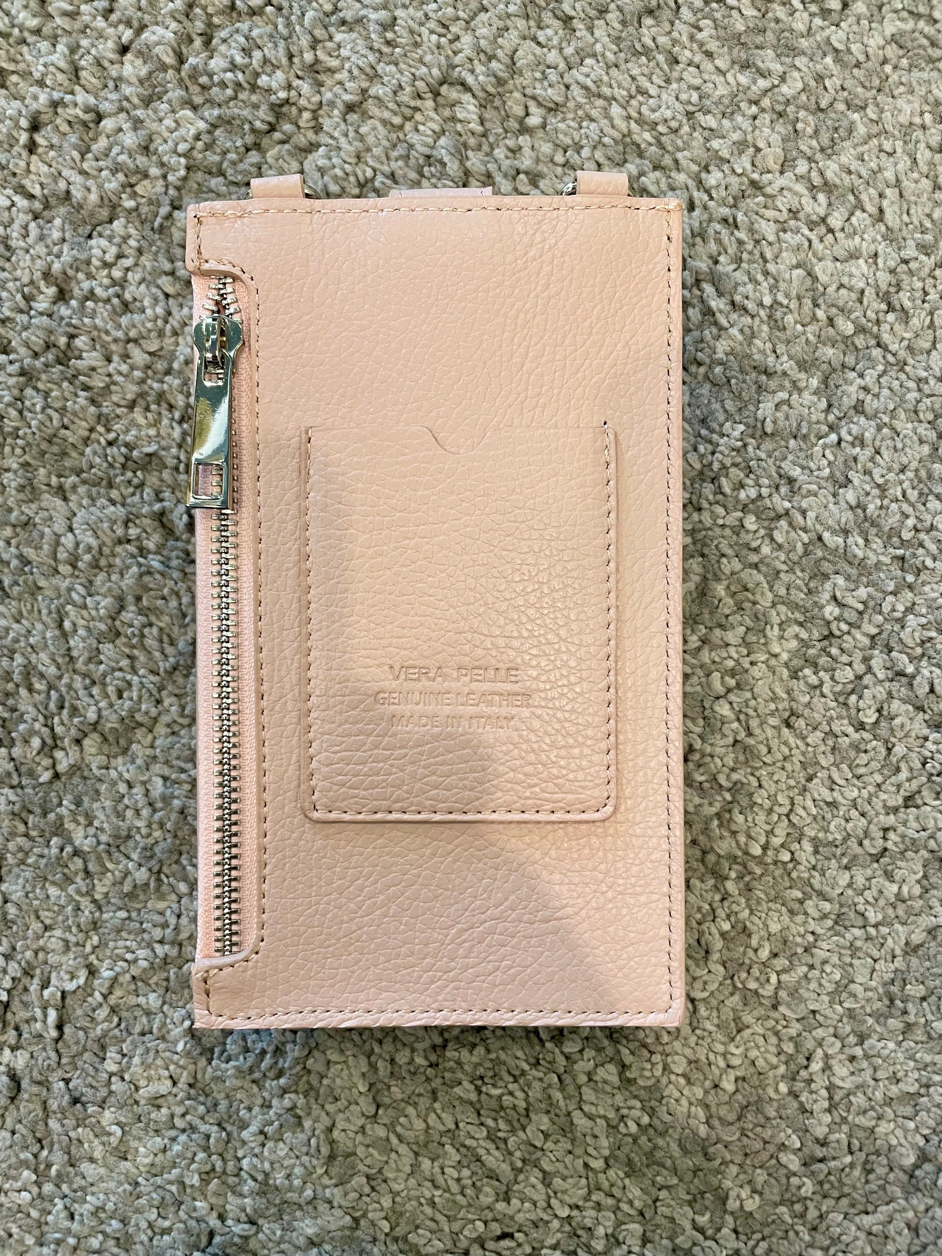 Porta cellulare vera pelle