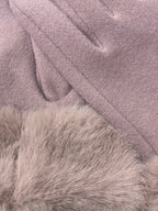 Guanti pelliccia polso