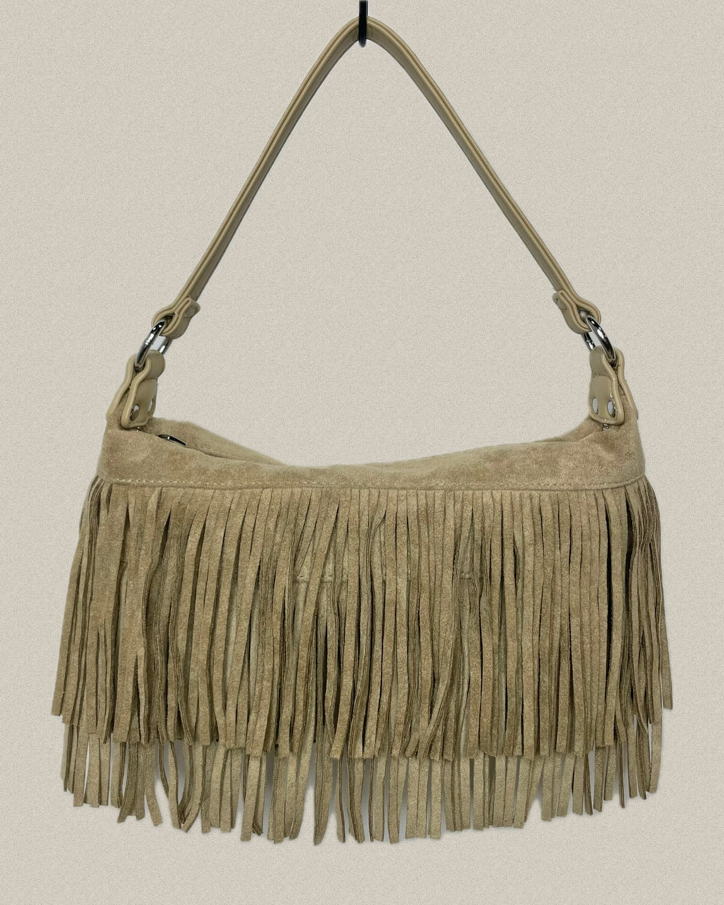 Borsa suede frange