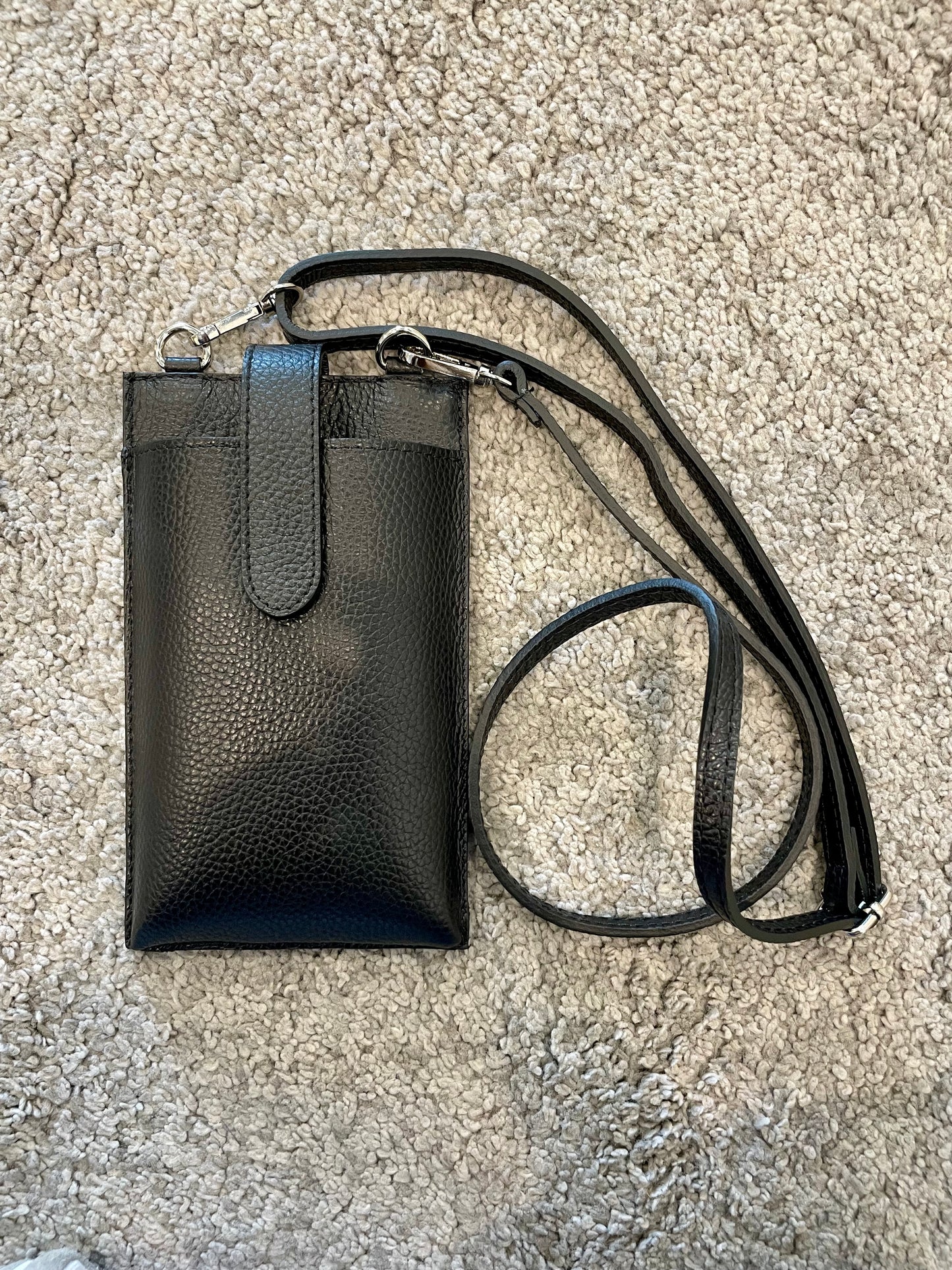Porta cellulare vera pelle