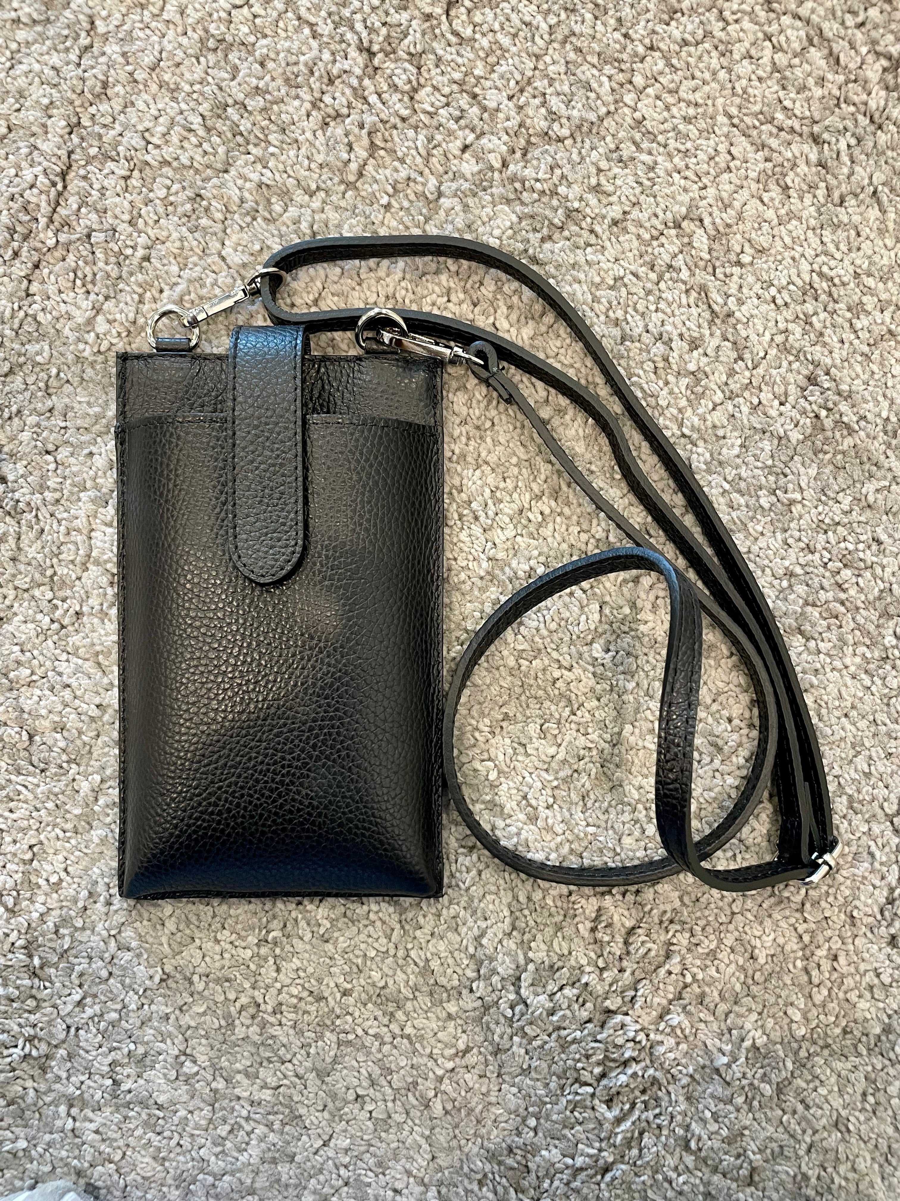 Porta cellulare vera pelle