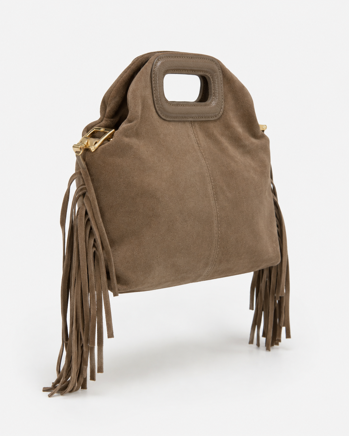 Borsa vera pelle suede