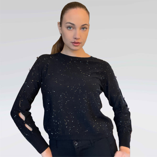 Maglia micro paillettes