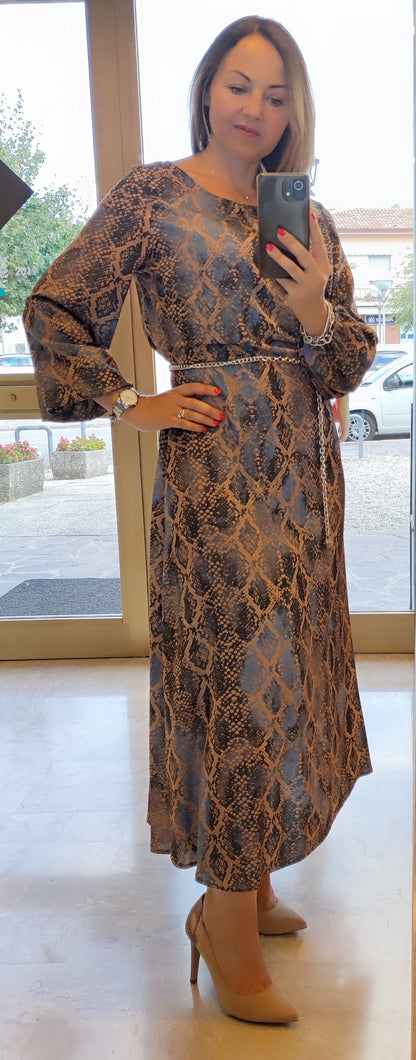 Abito fantasia pitonata