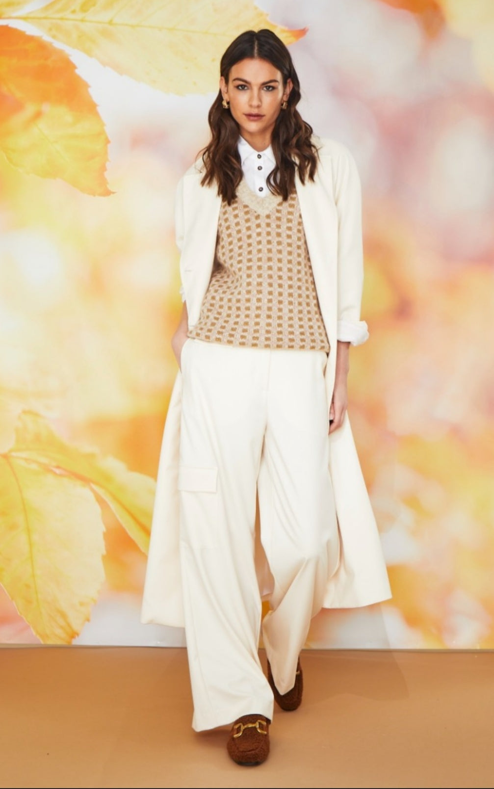 Pantalone cargo fluido