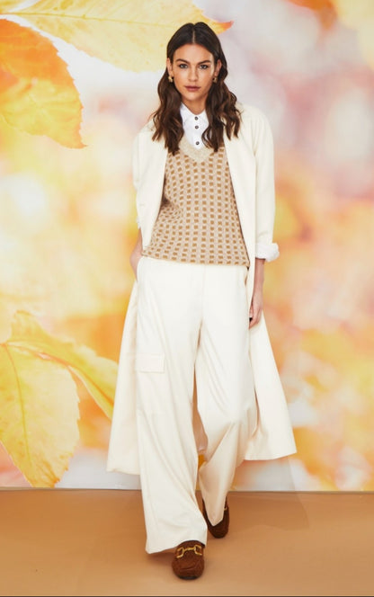 Pantalone cargo fluido