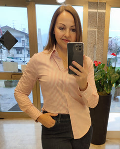 Camicia slim rigata