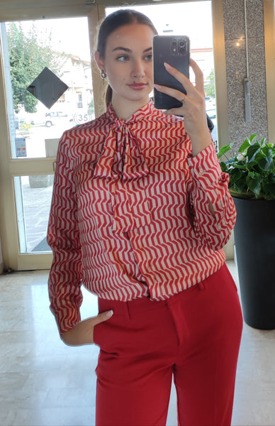 Camicia stampa geometrica