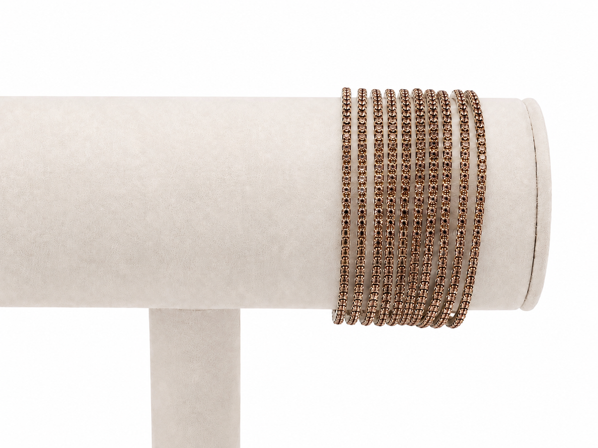 Bracciali multifilo strass