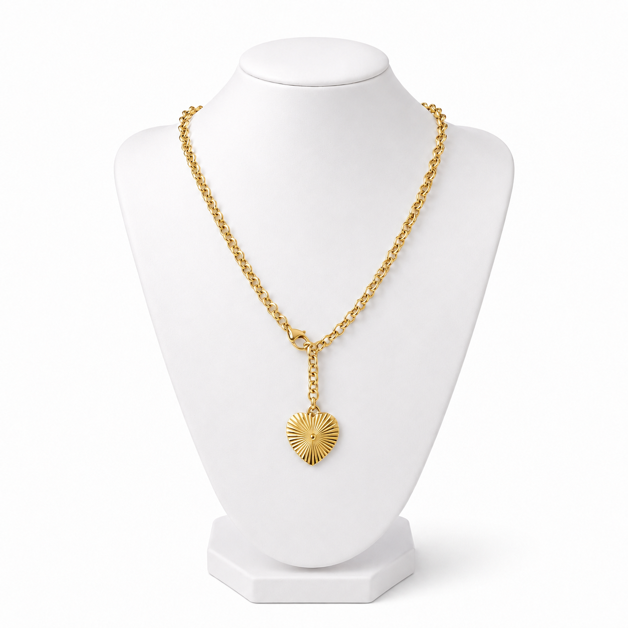 Collana catena cuore