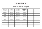 Pantalone risvolto tela vela